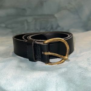 Madewell Black Leather Belt